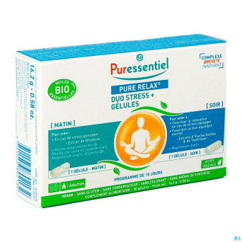 Puressentiel pure relax duo stress caps 30
