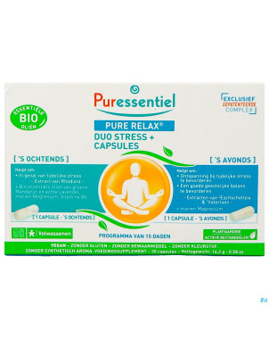 Puressentiel pure relax duo stress caps 30