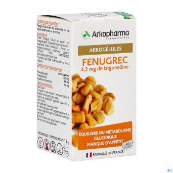 Arkogelules fenugrec    comp 40
