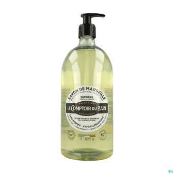 Lcb savon liquide surgras s/palme fl 1l