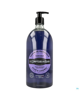 Lcb savon liquide mars. olive lavan. s/palme fl 1l