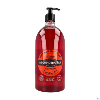 Lcb savon liquide coquelicot s/palme fl 1l