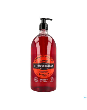 Lcb savon liquide coquelicot s/palme fl 1l