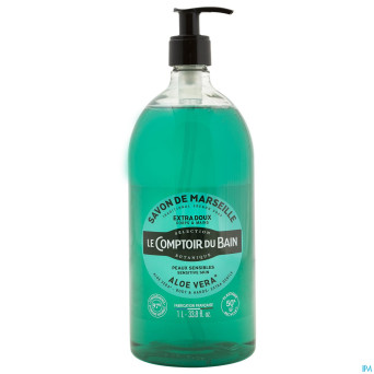 Lcb savon liquide aloe vera s/palme fl 1l