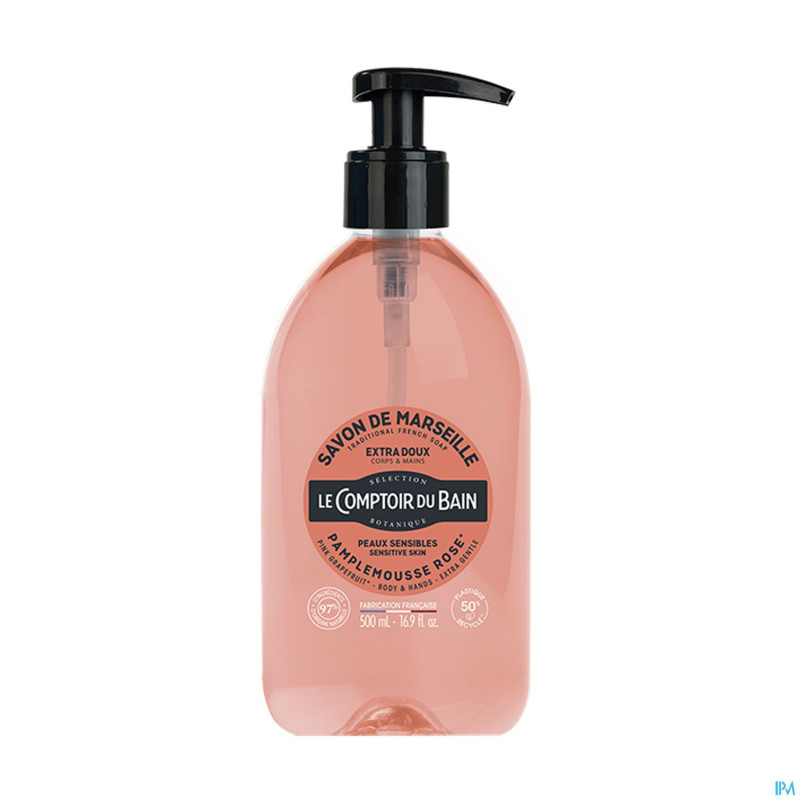Lcb savon liquide pamplem. rose s/palme fl 500ml