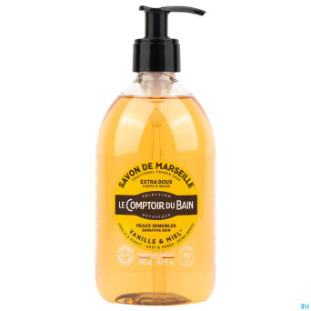 Lcb savon liquide vanille miel fl 500ml s/palme