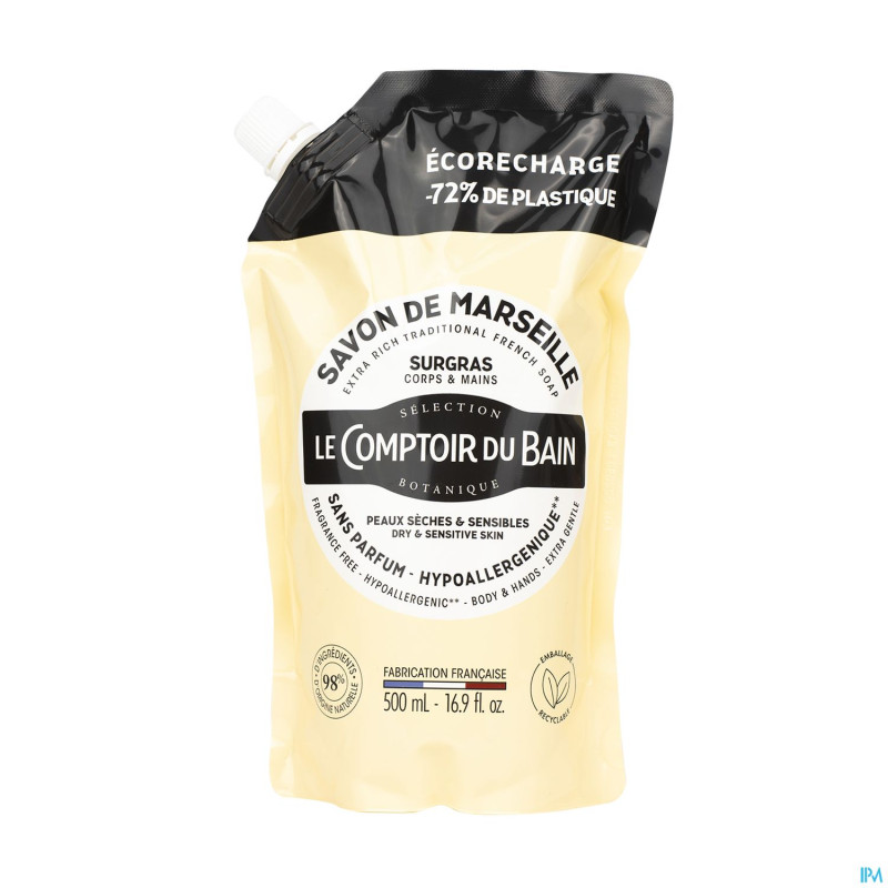 Lcb eco recharge savon liquide surgras 500ml