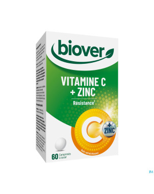 Biover vitamine c + zink    comp 60