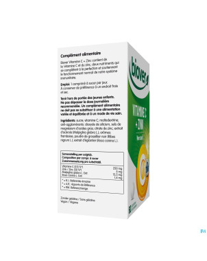 Biover vitamine c + zink    comp 60