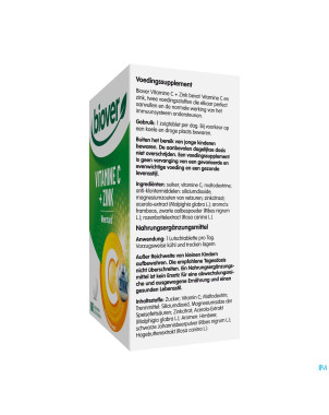 Biover vitamine c + zink    comp 60