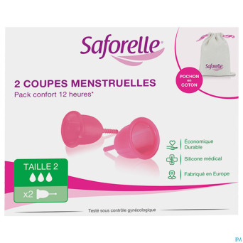 Saforelle cup protect coupe menstruelle t2 nouveau