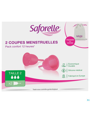 Saforelle cup protect coupe menstruelle t2 nouveau