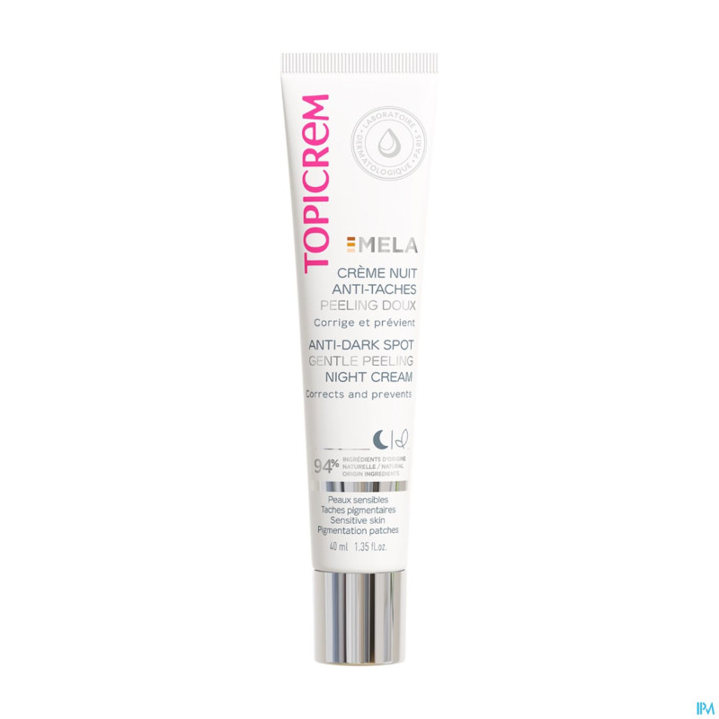 Topicrem mela cr nuit peel doux    40ml