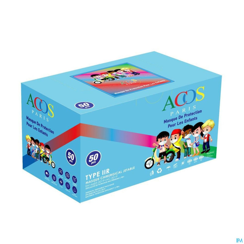 Masque medical enfant iir tp    50