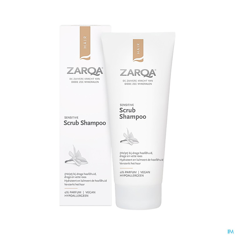 Zarqa sensitive scrub shampoo 200ml