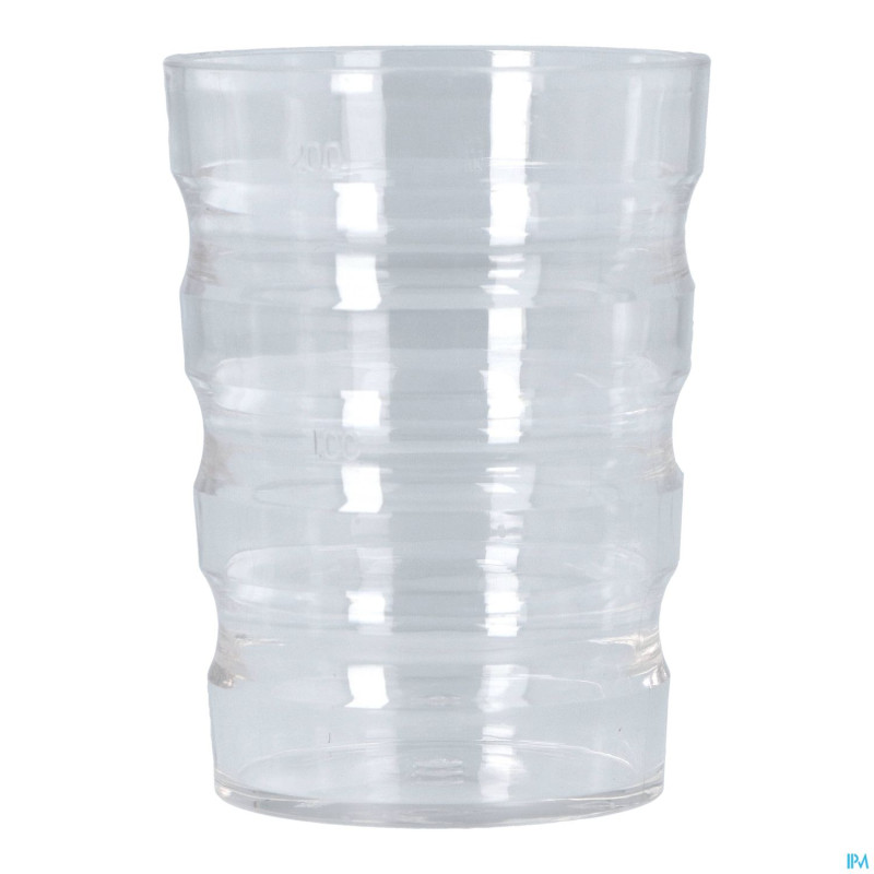 Gobelet rainures cristal clair    200ml