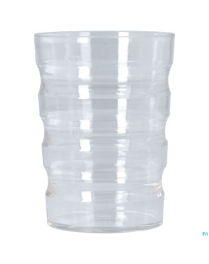 Gobelet rainures cristal clair    200ml