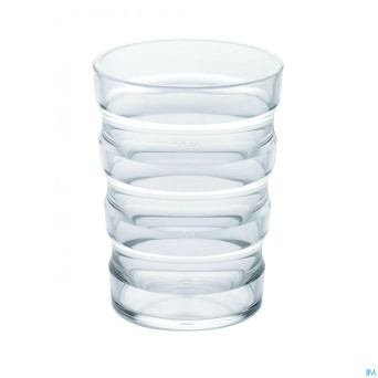 Gobelet rainures cristal clair    200ml