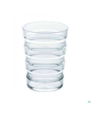 Gobelet rainures cristal clair    200ml