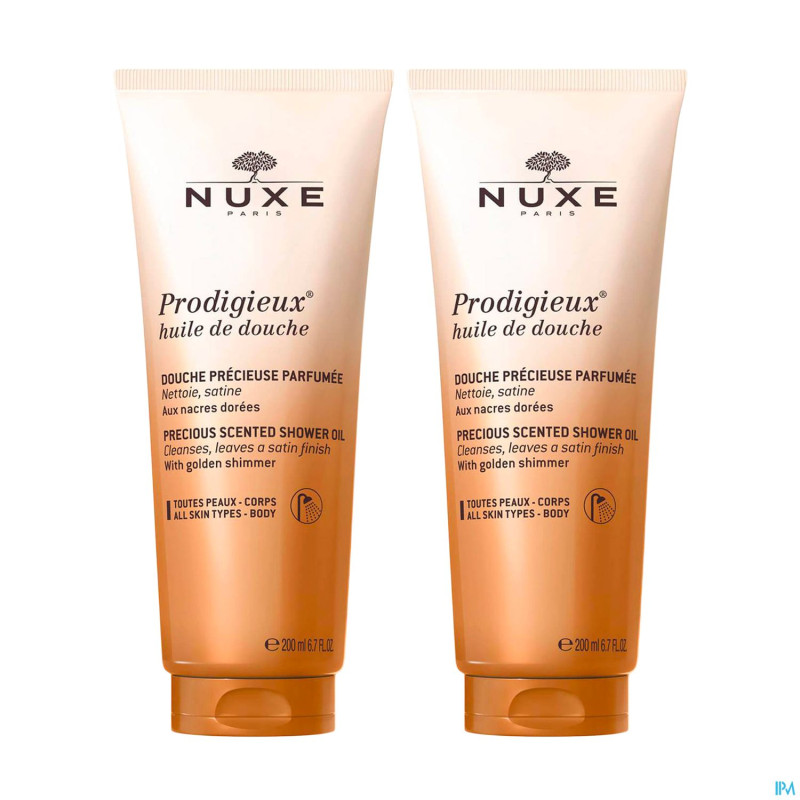 Nuxe prod duo huile douche 2x200ml