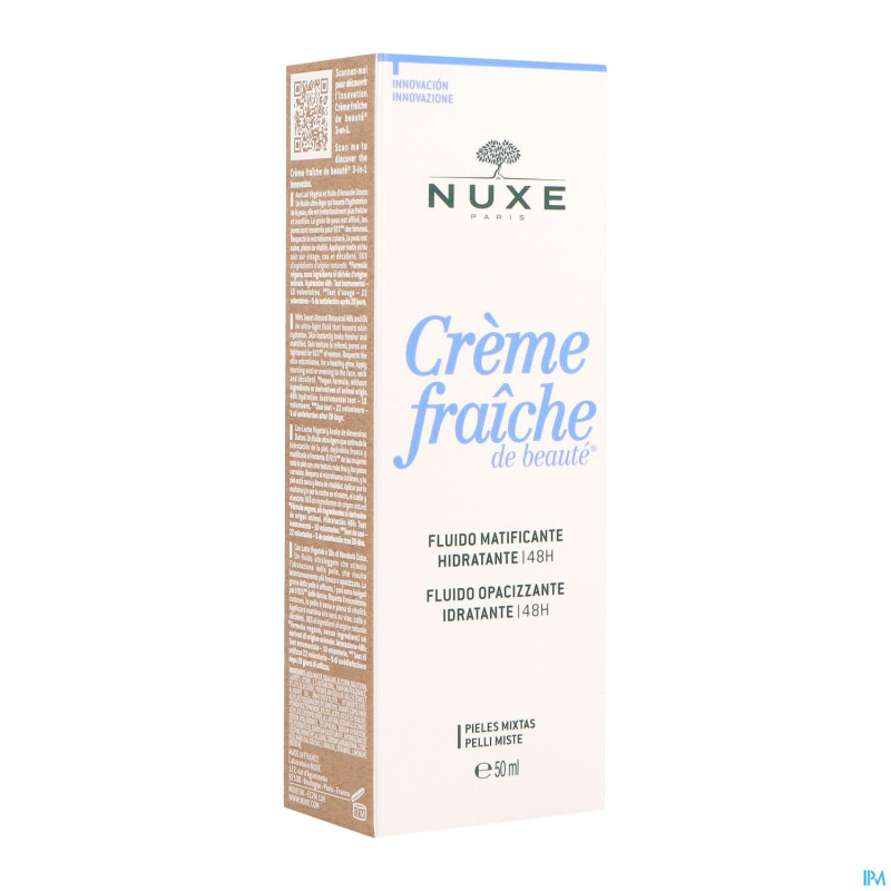 Nuxe cr fraiche fluide matifiant pnm 50ml