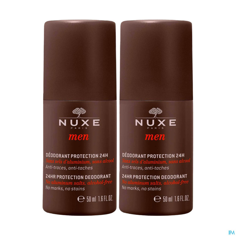 Nuxe men deodorant 24h 2x50ml
