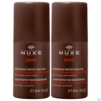 Nuxe men deodorant 24h 2x50ml