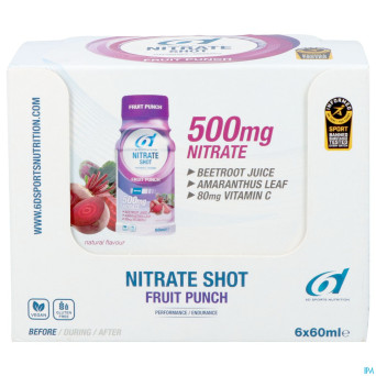 6d nitrate shot fruit punch  6x60ml