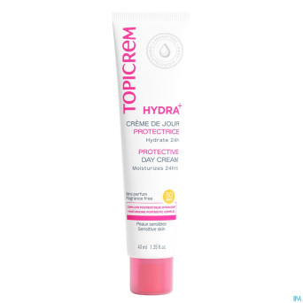 Topicrem hydra+ cr jour protectrice ip50 40ml nf