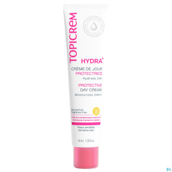 Topicrem hydra+ cr jour protectrice ip50 40ml nf