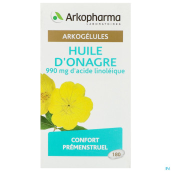 Arkogelules huile onagre    comp 180