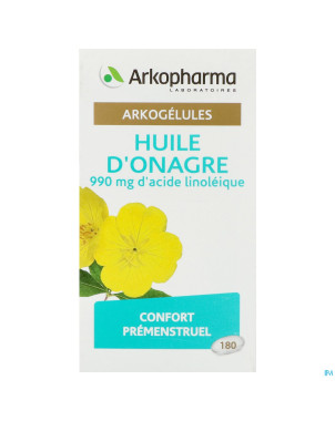 Arkogelules huile onagre    comp 180