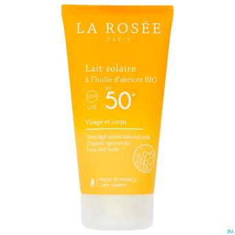 La rosee lait solaire huile abricot ip50    150ml