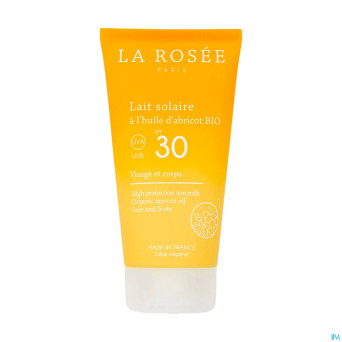 La rosee lait solaire huile abricot ip30    150ml