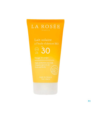 La rosee lait solaire huile abricot ip30    150ml