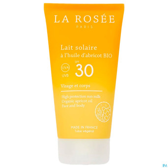 La rosee lait solaire huile abricot ip30    150ml
