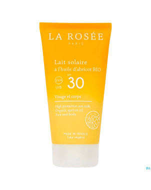 La rosee lait solaire huile abricot ip30    150ml