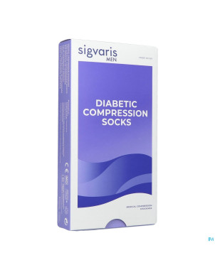 Sigvaris diabetic homme chauss. s long blanc