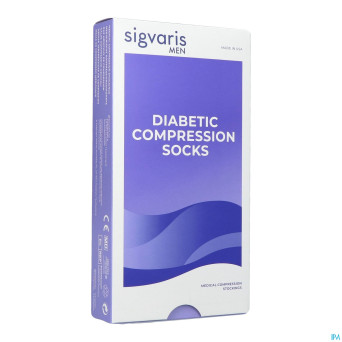 Sigvaris diabetic homme chauss. m short blanc