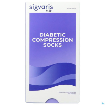 Sigvaris diabetic homme chauss. m short blanc
