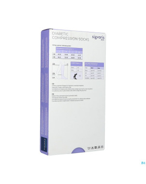 Sigvaris diabetic homme chauss. xl long blanc