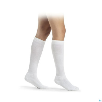 Sigvaris diabetic femme chauss. l long blanc