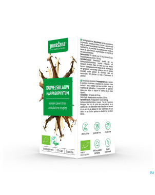 Purasana vegan harpagophylum 300mg bio  v-caps 120