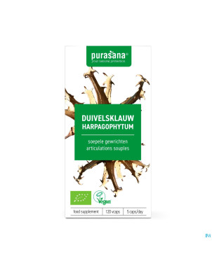 Purasana vegan harpagophylum 300mg bio  v-caps 120