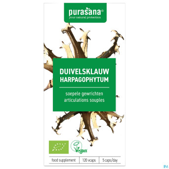 Purasana vegan harpagophylum 300mg bio  v-caps 120
