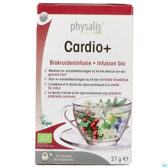 Physalis cardio+ infusion bio    sach 20