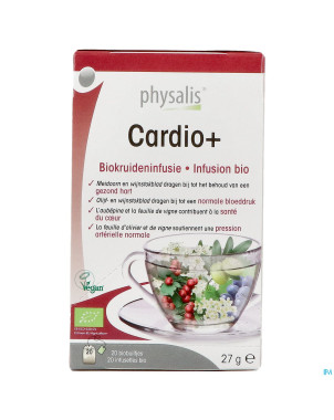 Physalis cardio+ infusion bio    sach 20