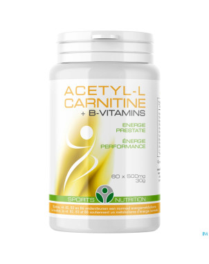 Soria sport nutrition acetyl l carn.+b vit. caps60