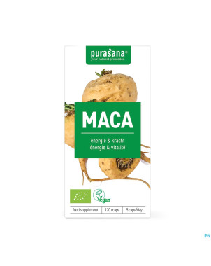 Purasana vegan maca 300mg bio    v-caps 120