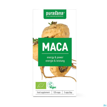 Purasana vegan maca 300mg bio    v-caps 120